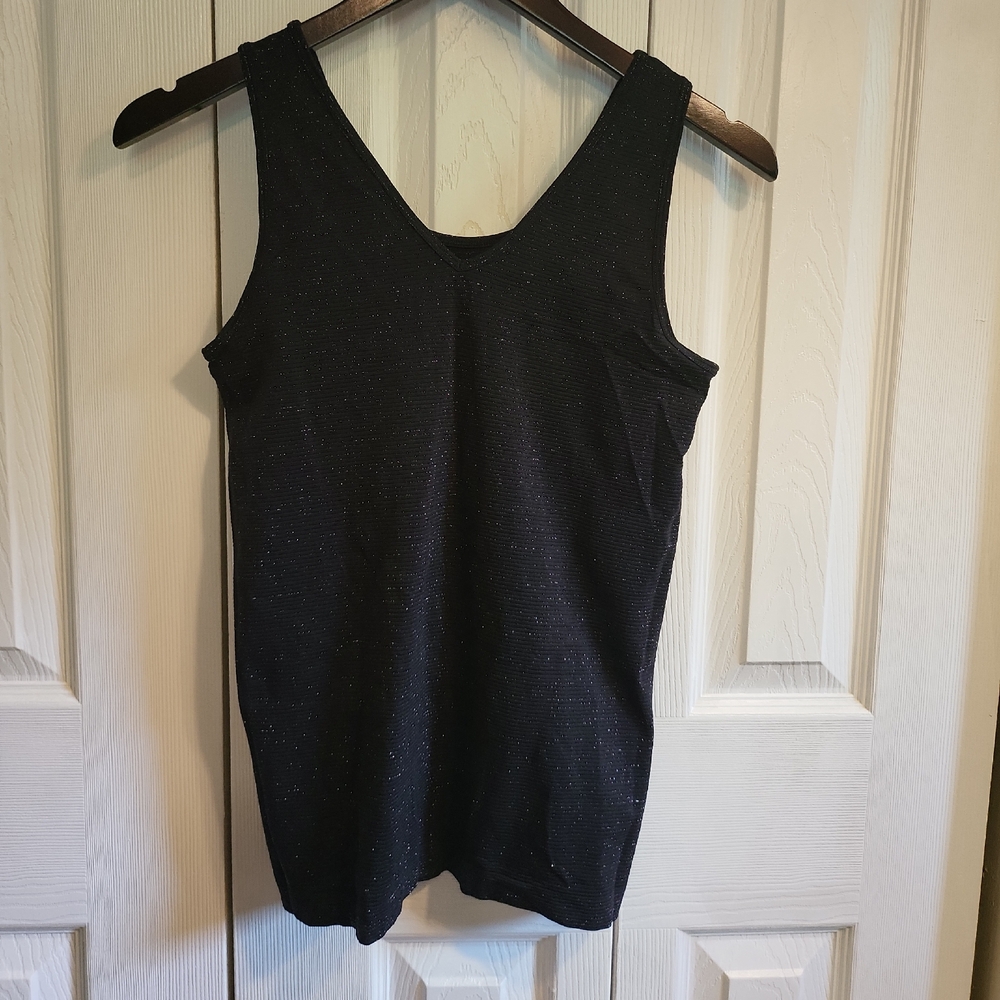 Sparkly Black Tank Top